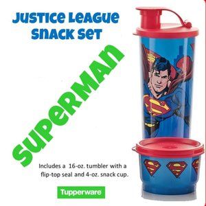 Tupperware Superman Snack Set
